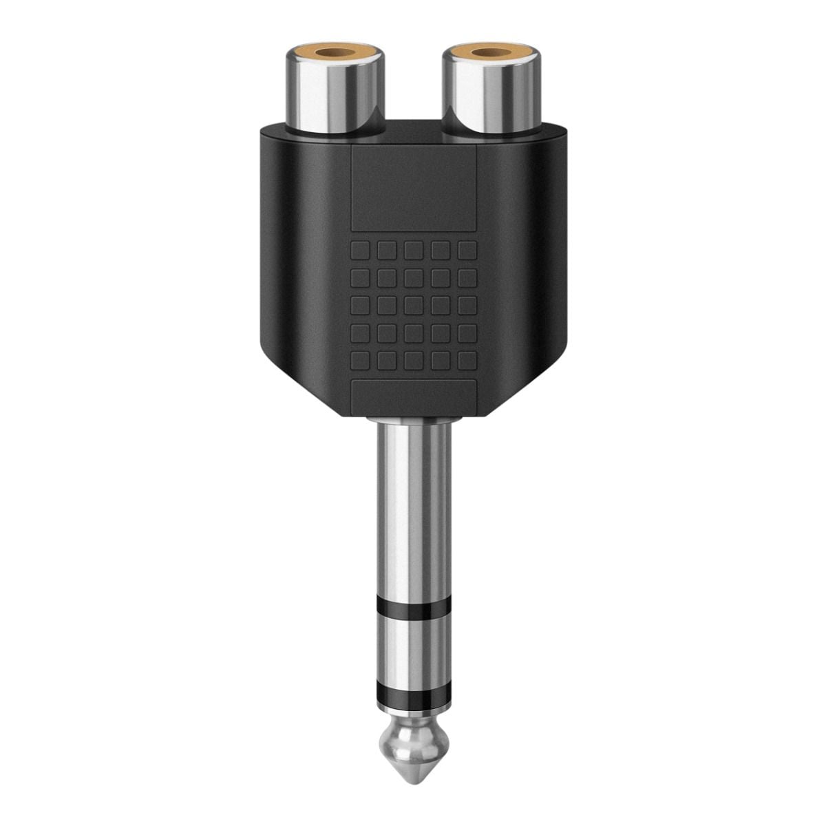 6,3mm to 2 RCA Jacks Stereo Adapter - Audio Connector A