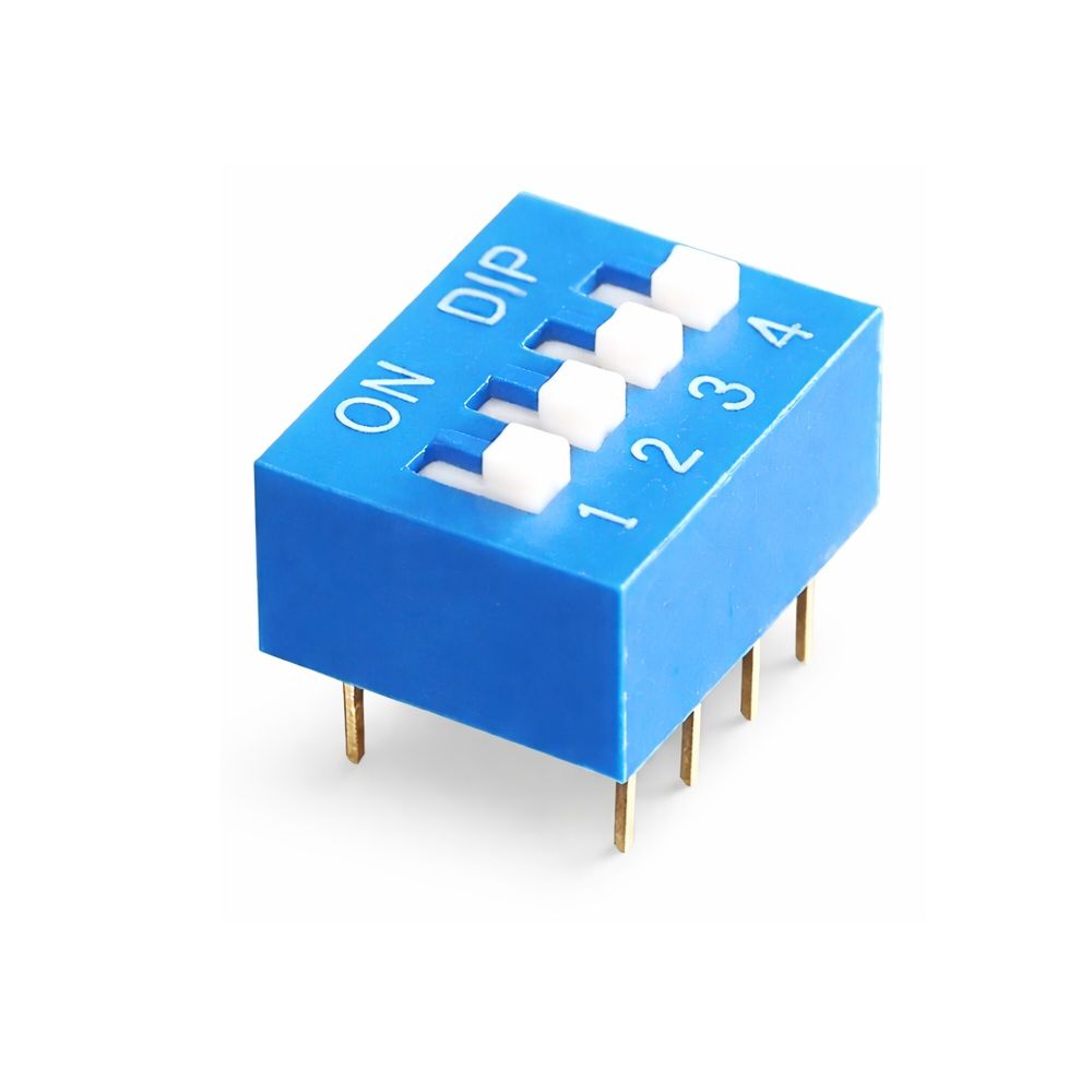 rot　4-④ 4 Posiciones Dip Switch - Interruptor Deslizable de 4 P