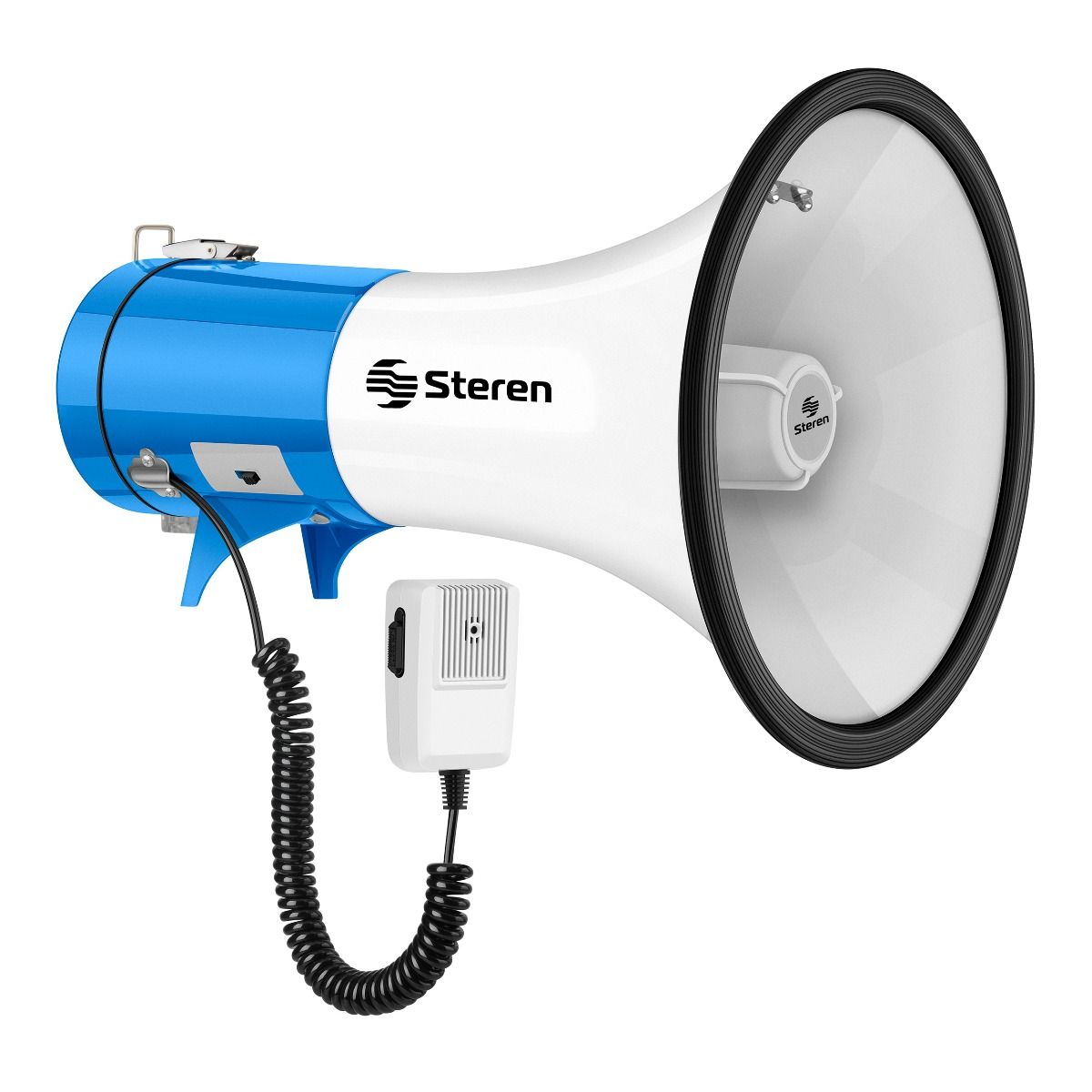 MEGAFON ガラポン Megáfono de 25 W con micrófono para patrullero y sirena