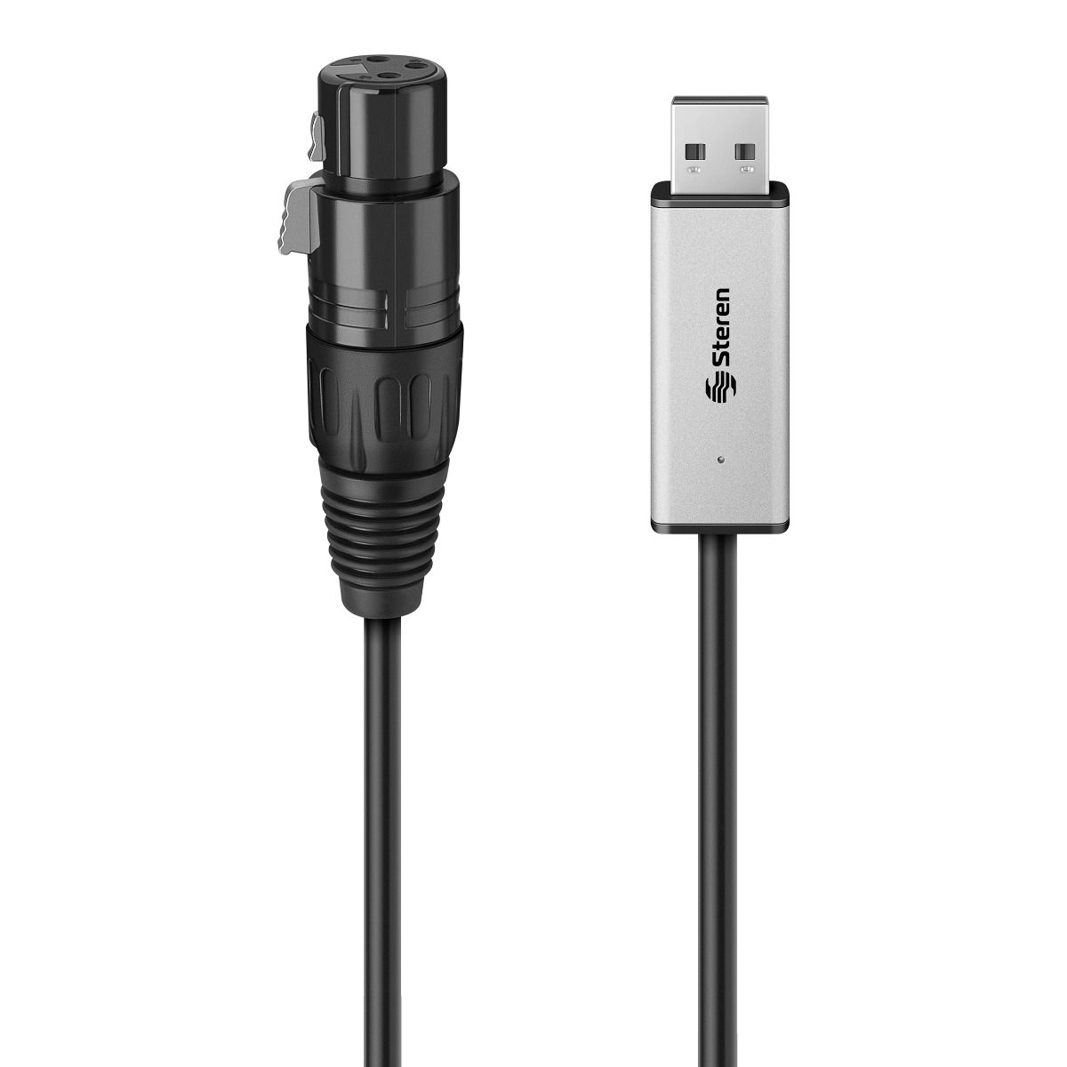 Cable USB a DMX 512 para control de iluminación Steren