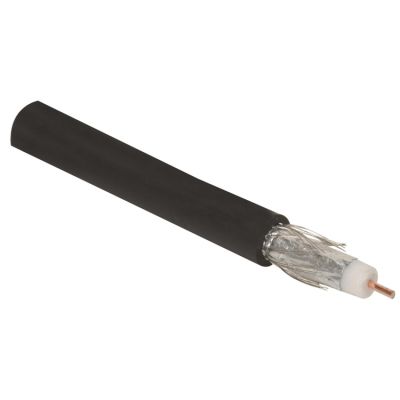 Cable coaxial RG6 con alambre central de acero cobrizado