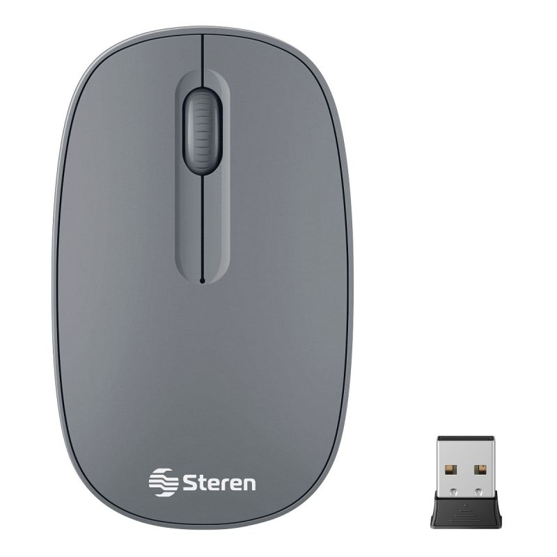 Mouse inalámbrico 1 200 DPI, gris - Resolución 1 200 DP