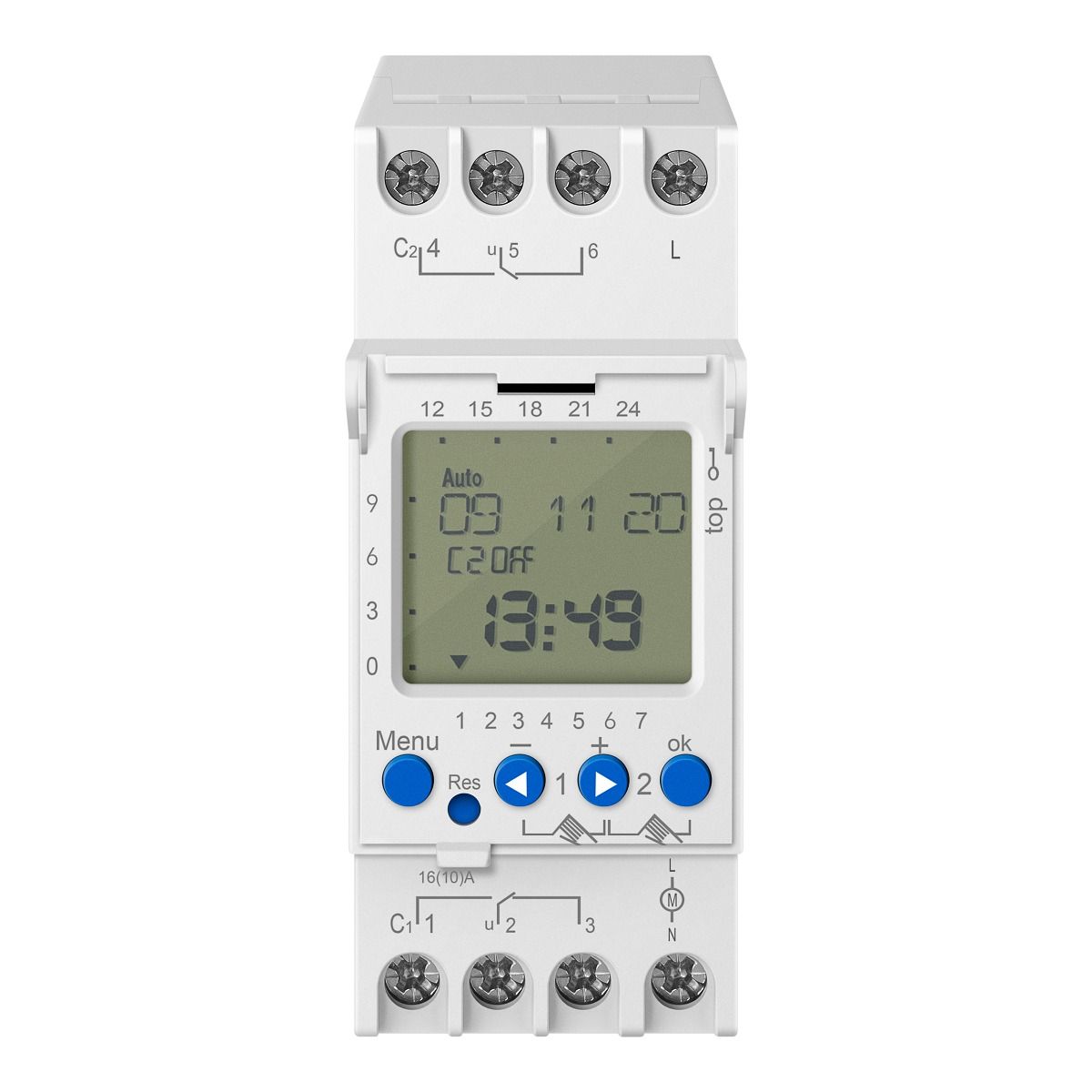 Intermatic HB880R temporizador digital programable de 7 días, con enchufe,  a prueba de clima, de 15 amperes, para control de la luz, bomba