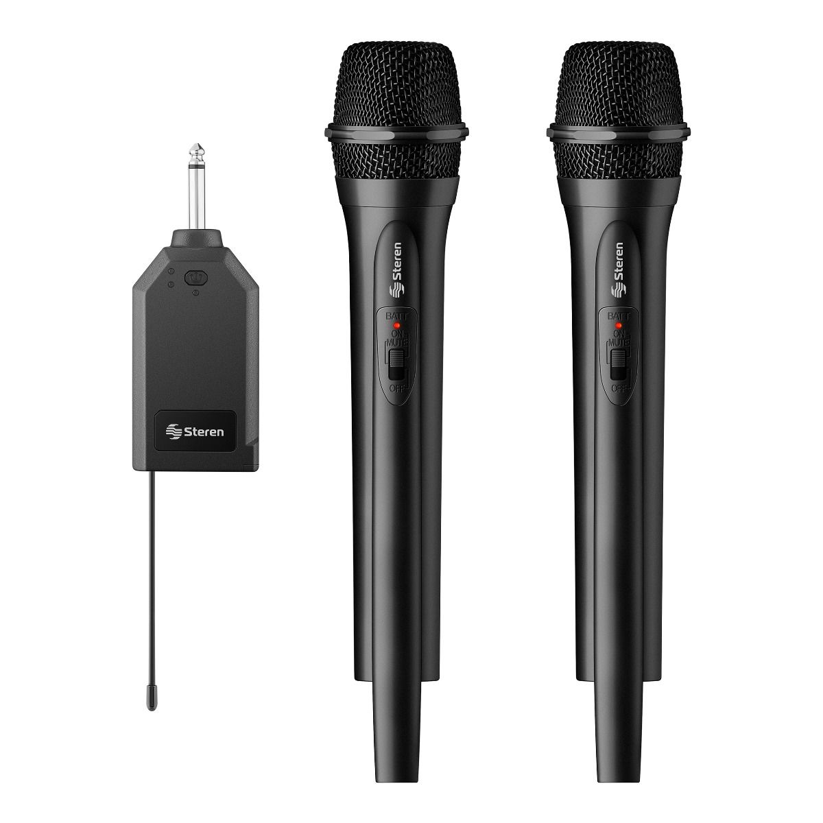 2 Microfonos Inalambrico De Mano Vhf Karaoke Srw-70