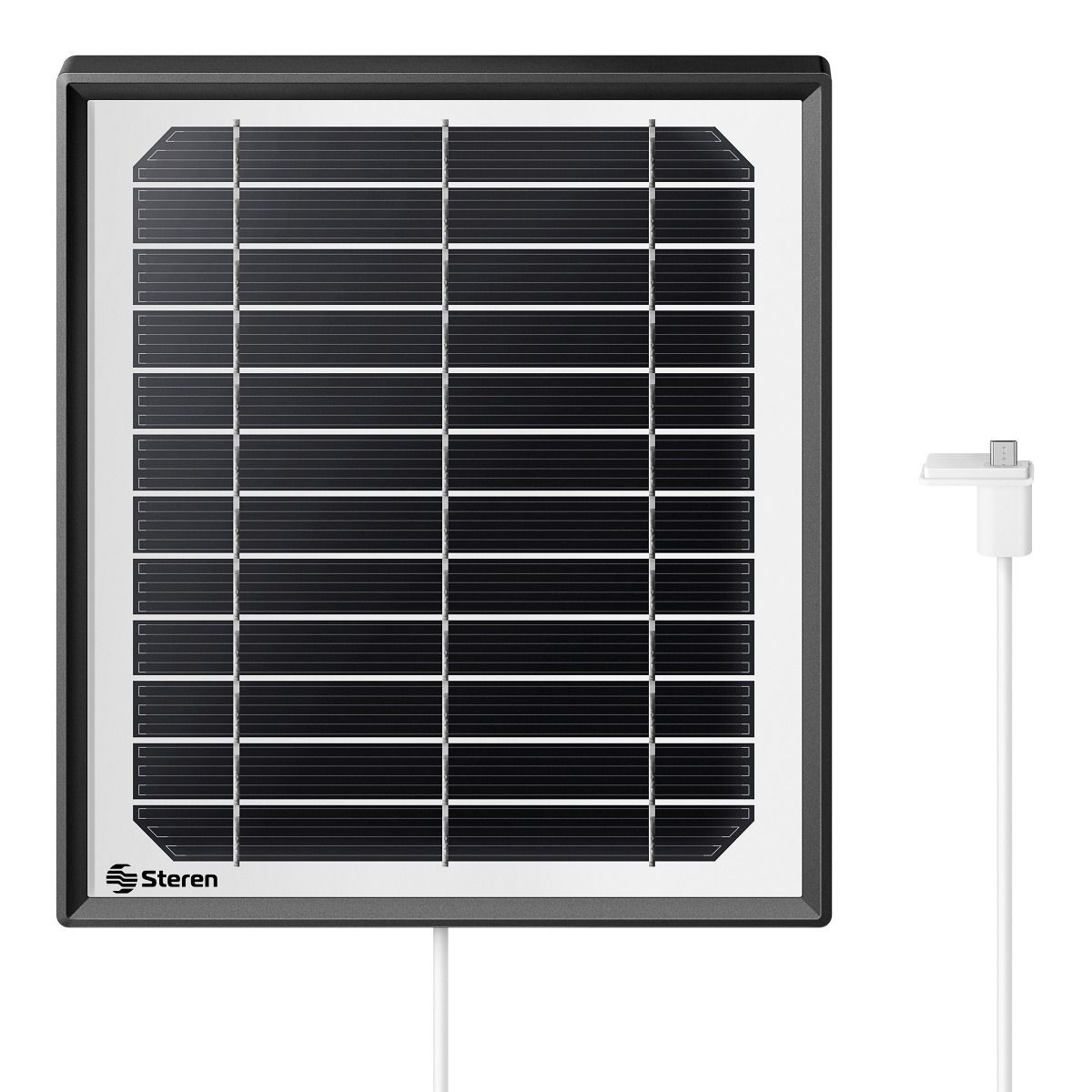 Panel solar para cámara de seguridad, panel solar USB de 5 W compatible con  cámara de batería recargable, panel solar de cámara con impermeabilidad