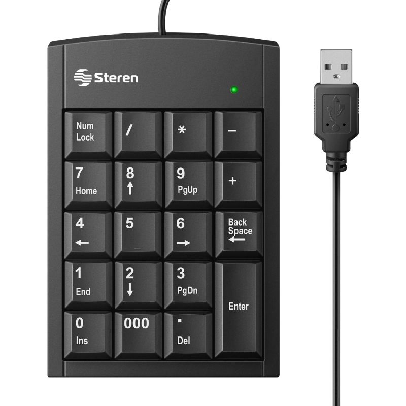 Teclado numérico de usb STEREN 1 pieza