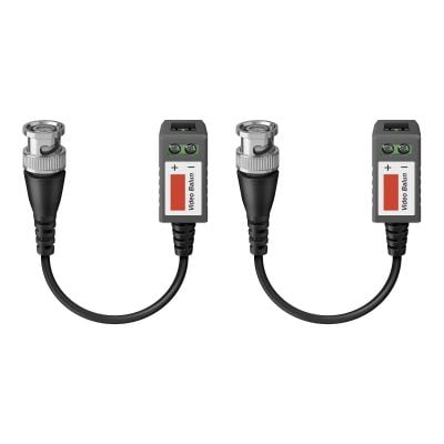 Extensor pasivo de video BNC por cable UTP con terminales atornillables (Balun)