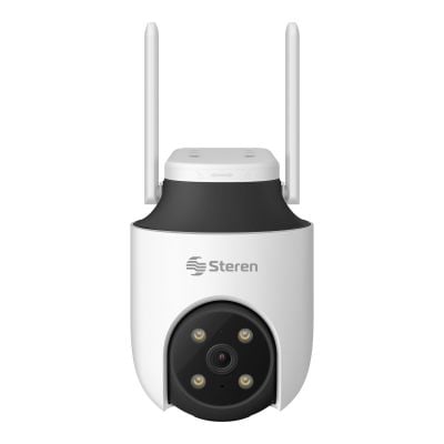 Cámara de seguridad Wi-Fi 6i* / Ethernet 8 Mpx robotizada con seguidor de movimiento para exterior, doble banda