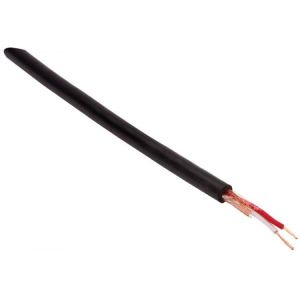 Cable tipo micrófono, 50% malla de cobre sin estañar, 22 AWG