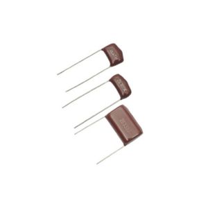 Capacitor de poliester metalizado, de 0.1 uF (micro Faradios) a 250 Volts