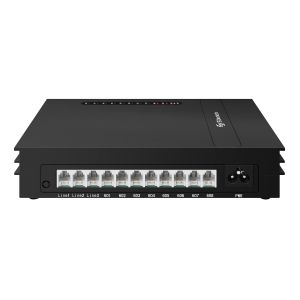 Central telefonica de PBX de 3 líneas y 8 extensiones