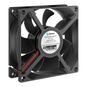 Ventilador plástico de 4", 12 Vcc