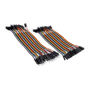 Juego de 80 cables de 15 cm tipo Dupont