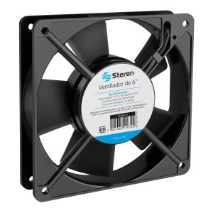 Ventilador metálico de 6", 117 Vca