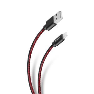 Cable USB a Lightning, de 1,2 m, con forro de mezclilla