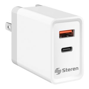 Cargador de 36 W USB Quick Charge y USB C Power Delivery