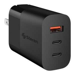 Cargador GaN USB C PD 45 W / USB QC 35 W