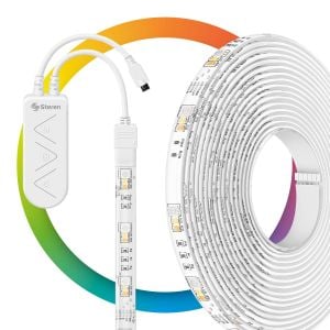 Tira LED Wi-Fi multicolor RGB+W de 5 m para exterior con control remoto