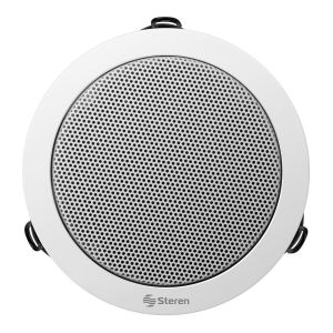 Parlante de 7" (18 cm) 6 W PMPO con entradas de línea, para plafón