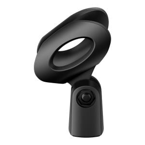 Porta-micrófono de presión con clip