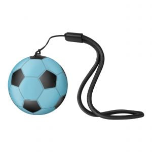 Mini parlante Bluetooth* con forma de balón color azul