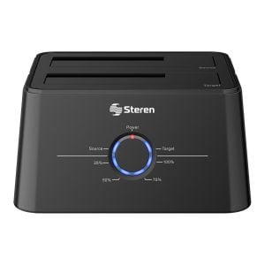 Estación de acoplamiento para clonación de discos duros y lectura simultánea