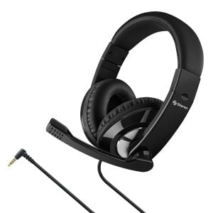 Audífonos multimedia 3,5 mm ultraconfort color negro