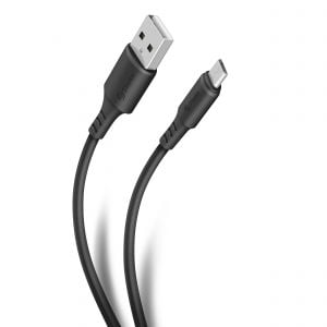 Cable USB a micro USB de 2 m color negro