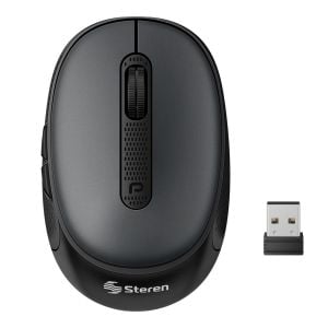 Mouse Bluetooth*/ RF, multidispositivo con batería recargable 800 / 1000 / 1200 DPI