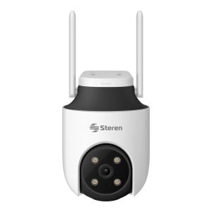 Cámara de seguridad Wi-Fi 6i* / Ethernet 8 Mpx robotizada con seguidor de movimiento para exterior, doble banda