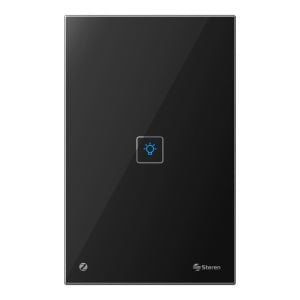 Interruptor Zigbee* touch, color negro