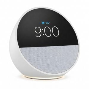 Parlante inteligente Echo Spot con Alexa*, blanca