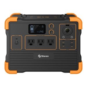Estación de energía portátil de 768 Wh con inversor de corriente de 1200 W (110 Vca) y monitoreo por app
