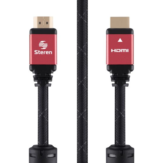 Cable HDMI 4K con filtros de ferrita y cable tipo cord