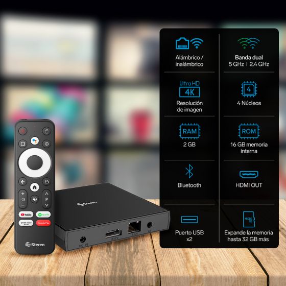 Sistema Android TV Box Steren Tienda en Línea