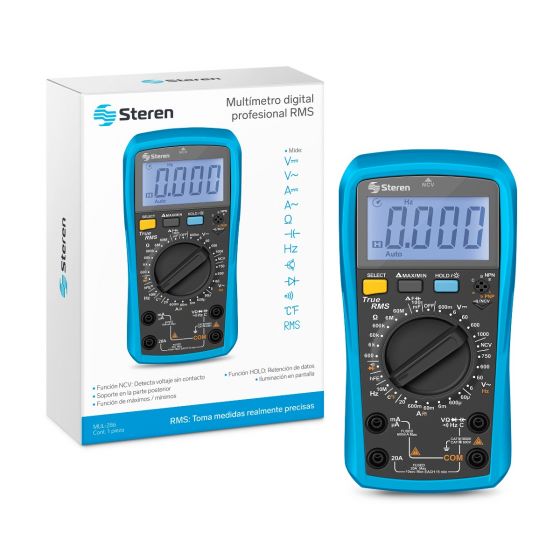Profesional True RMS Multimeter w/ NCV Voltage Detector