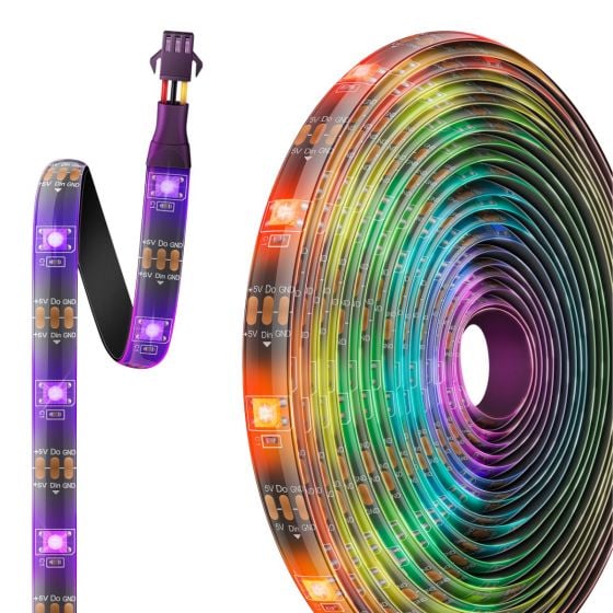 Tira LED digital (pixel) multicolor RGB de 5 m Steren T