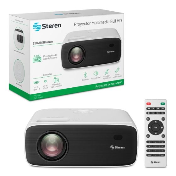Proyector multimedia Full HD de 9 650 lm (250 ANSI lm)